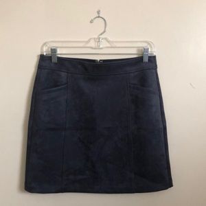 NWT Loft suede skirt